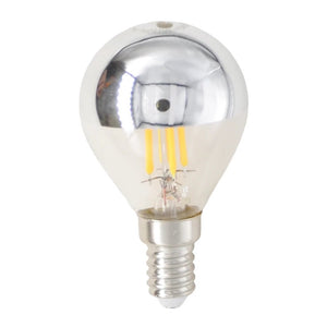 Lusion Hollywood Crown Silver Top Filament LED Light Bulb E14 240V 4W W/W 20224