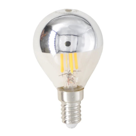 Lusion Hollywood Crown Silver Top Filament LED Light Bulb E14 240V 4W W/W 20224