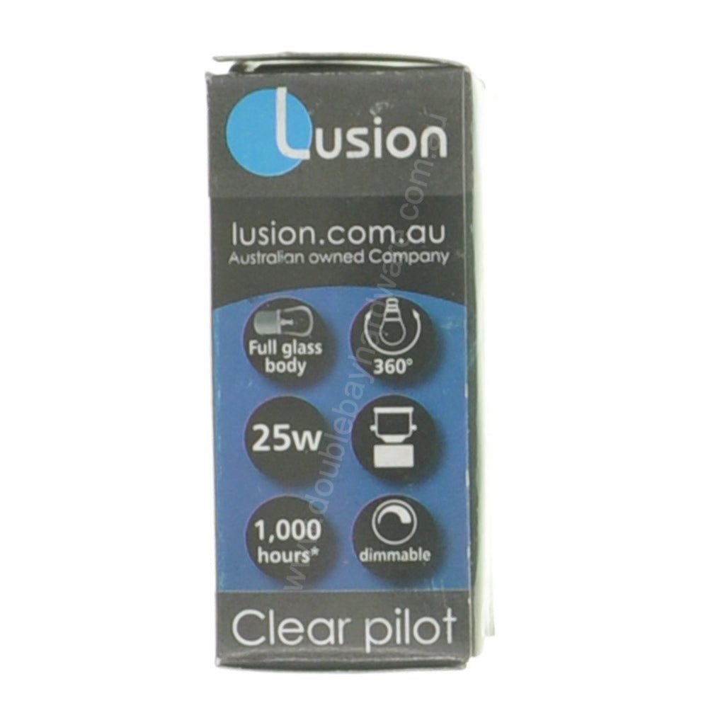 Lusion Pilot Incandescent Light Bulb B22 240V 25W Clear 45002