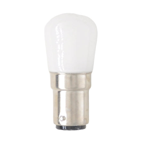 Lusion Pilot LED Light Bulb B15 240V 1.5W W/W Opal 20302