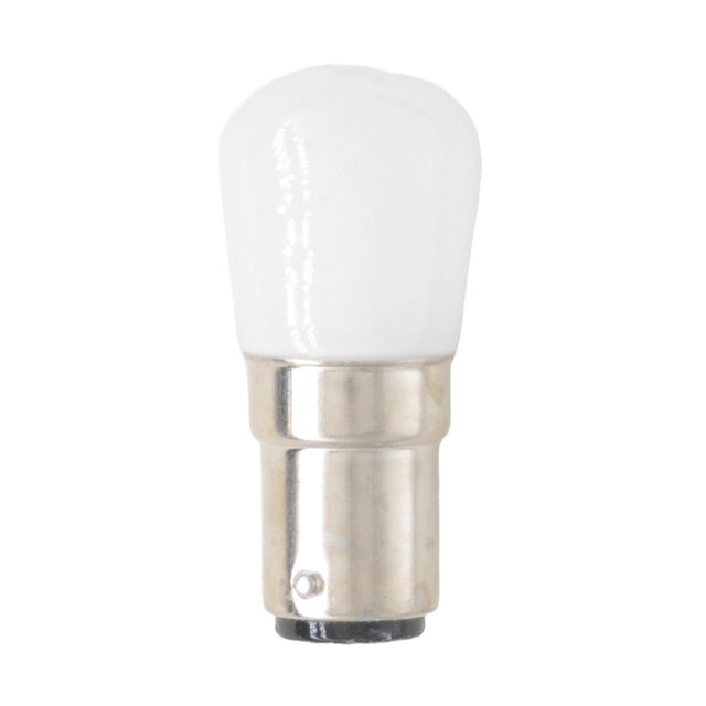 Lusion Pilot LED Light Bulb B15 240V 1.5W W/W Opal 20302