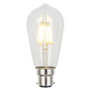 Lusion ST64 Filament LED Light Bulb B22 240V 8W W/W 20976