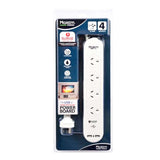 MaxEm 1m 4 Switched Outlets Powerboard With 2USB ELS - 0443