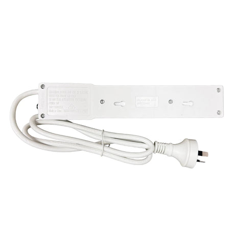 MaxEm 4 way Power Board 10A With Overload Protection White ELS - 0164