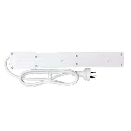 MaxEm 6 Way Power Board 10A With Overload Protection White ELS - 0165