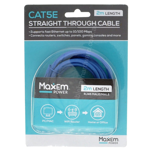 MaxEm Cat5e Internet Cable 2m ELS - 0007