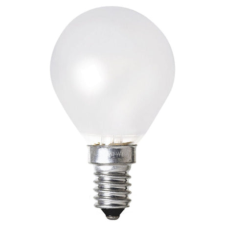 Mirabella Fancy Round Incandescent Light Bulb E14 240V 40W Pearl
