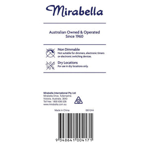 Mirabella GLS Filament LED Light Bulb E27 4W W/W I001244