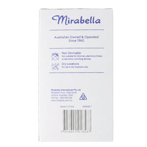 Mirabella GLS LED Light Bulb E27 240V 18W W/W Opal