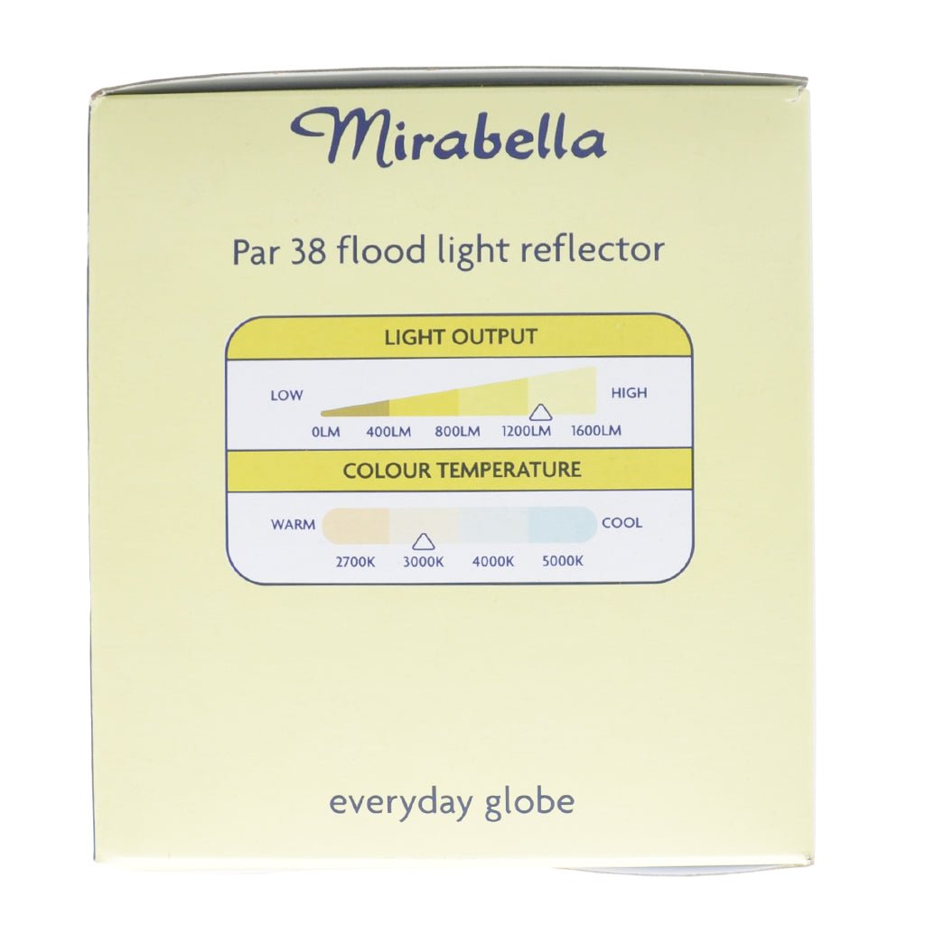 Mirabella PAR38 Reflect LED Light Bulb E27 240V 15W W/W