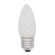 Mirabella Twist Candle Incandescent Light Bulb E27 240V 40W Frosted