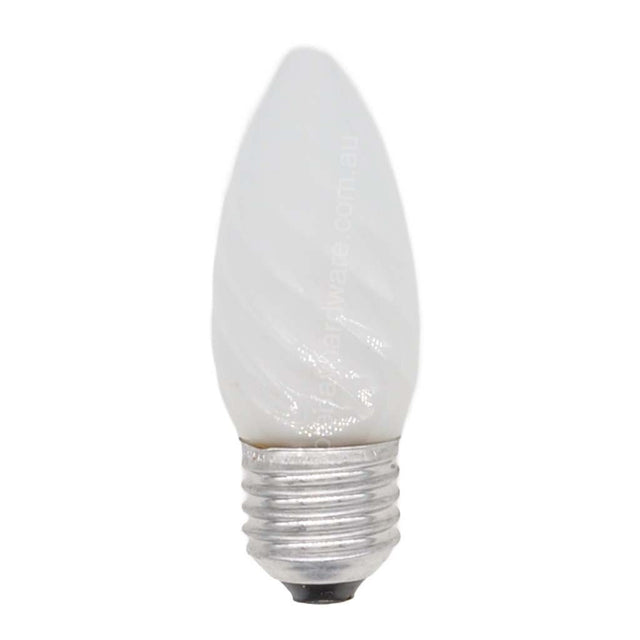 Mirabella Twist Candle Incandescent Light Bulb E27 240V 40W Frosted