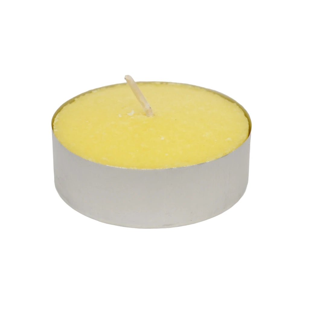 natura Citronella Tealight Candle 8HR 4Pcs CAN - 116