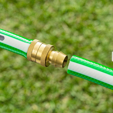 neta Solid Brass Screw - On Hose Joiner Fits 18mm Hose MH/RBS000B35