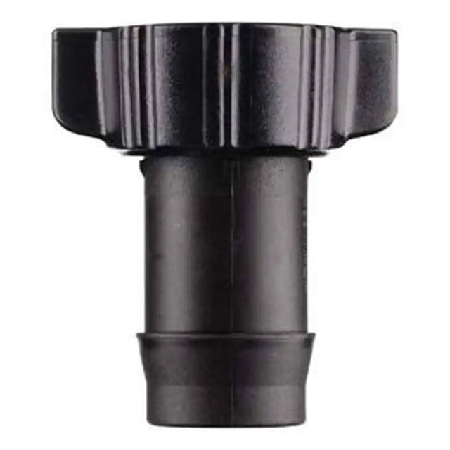 Neta 25mm poly tube tail connector for 1" garden tap on a white background