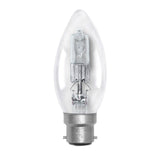 nls Candle Halogen Light Bulb B22 240V 18W Clear 10271NLS