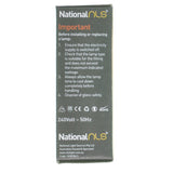 nls Candle Halogen Light Bulb B22 240V 28W Clear 10287NLS