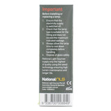 nls Candle Halogen Light Bulb E14 240V 18W Frost 10284NLS