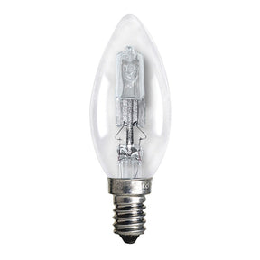 nls Candle Halogen Light Bulb E14 240V 28W Clear