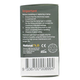 nls GLS Halogen Light Bulb B22 240V 70W Frost 10326NLS