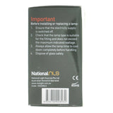 nls GLS Halogen Light Bulb E27 240V 42W Frost 10332NLS