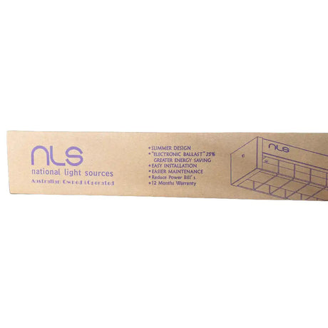 nls Wide Body Wire Guarded T8 Batten 2x36W/865 20203nls