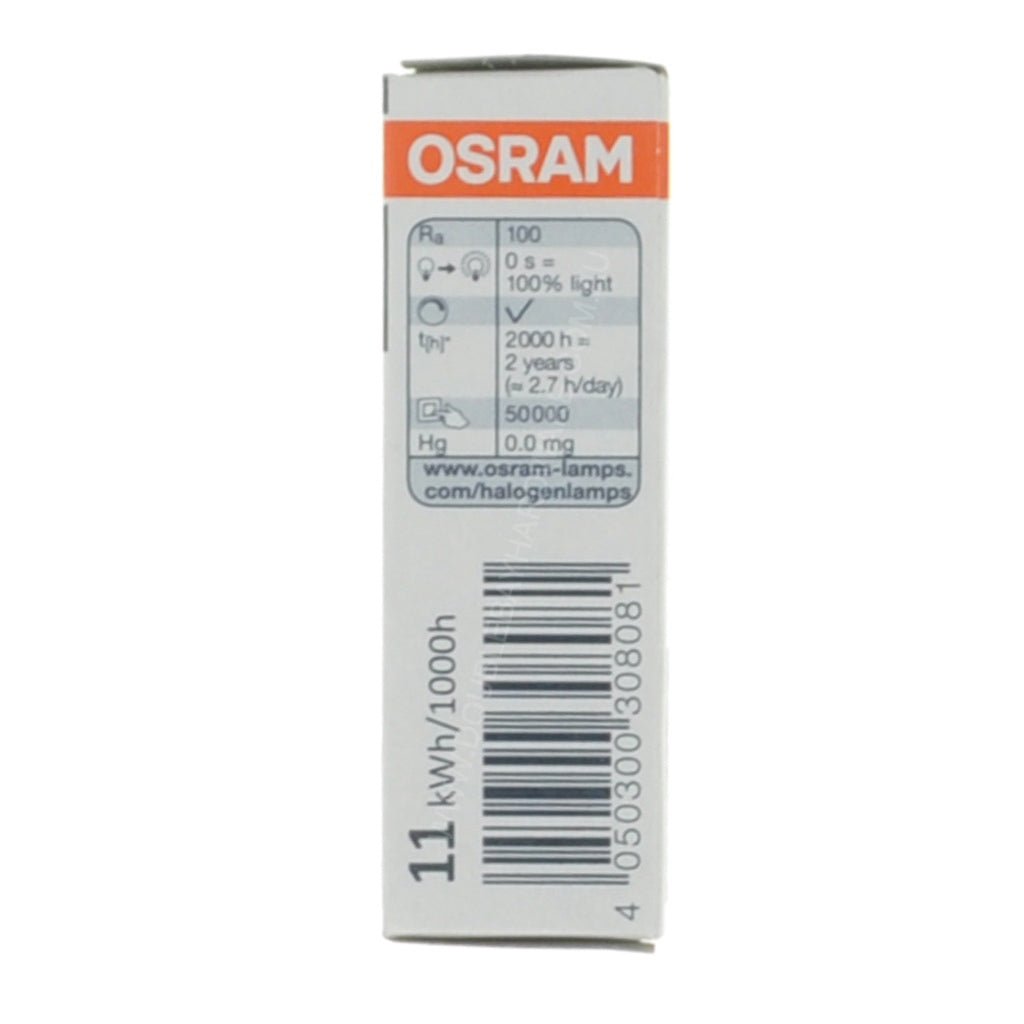 OSRAM Bi - Pin Halostar Oven Light Bulb G4 12V 10W 300°C 64418