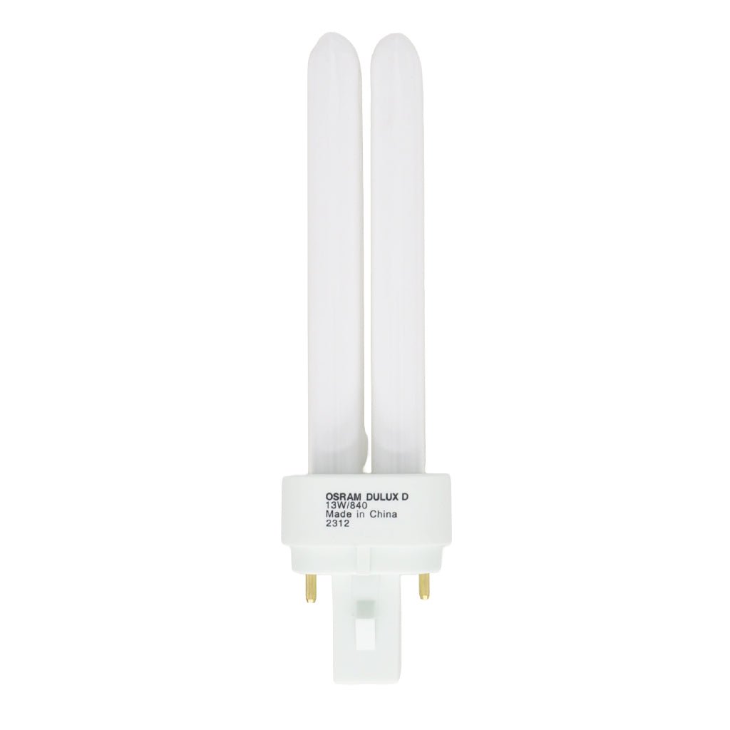 OSRAM Dulux D Compact Fluorescent Light Bulb G24d - 1 13W/840