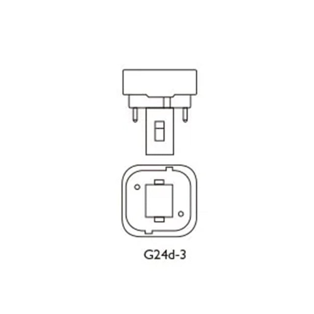 OSRAM DULUX D Compact Fluorescent Light Bulb G24d - 3 26W/840
