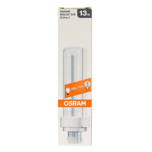 OSRAM DULUX D/E Compact Fluorescent Light Bulb G24q - 1 13W/827