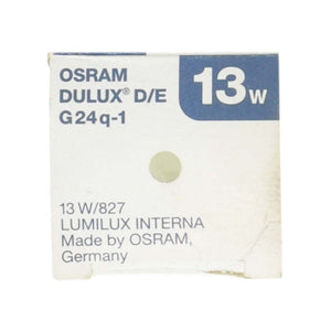 OSRAM DULUX D/E Compact Fluorescent Light Bulb G24q - 1 13W/827