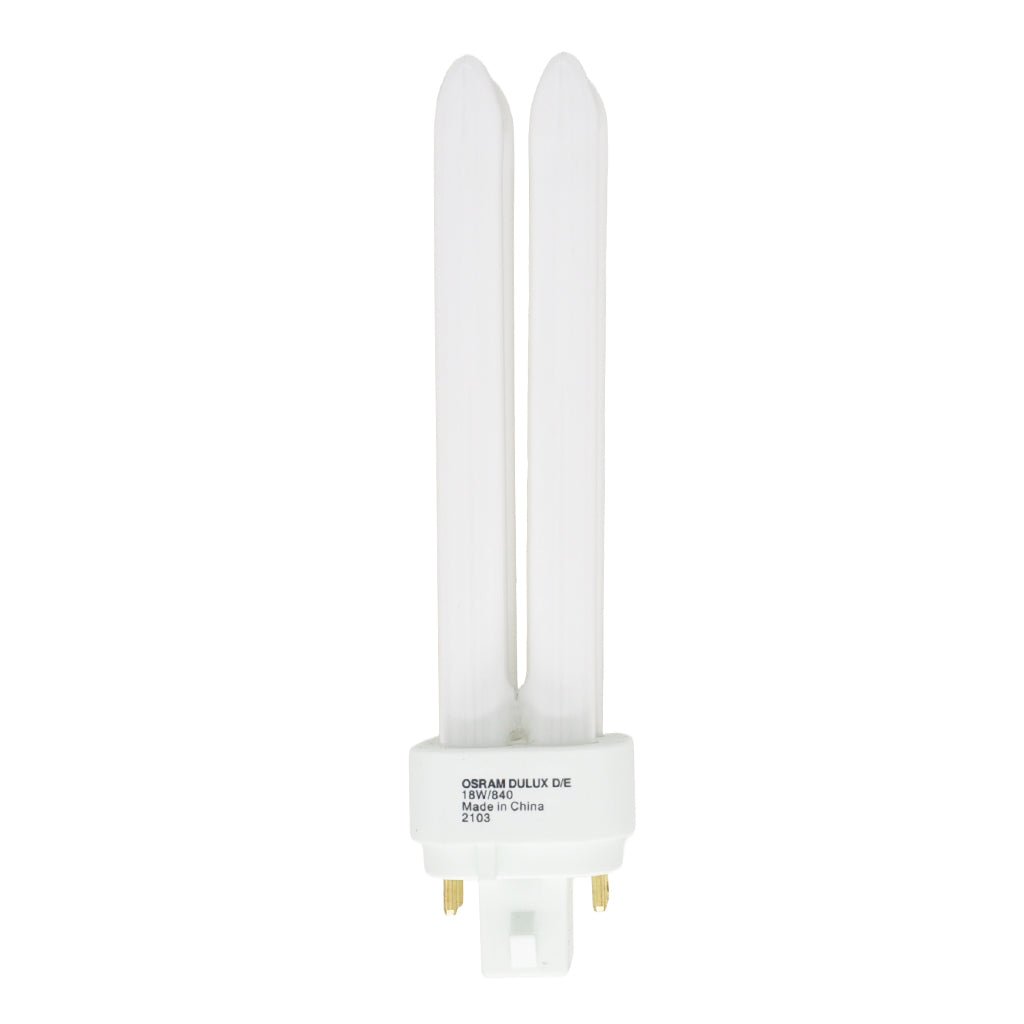 OSRAM DULUX D/E Compact Fluorescent Light Bulb G24q - 2 18W/840
