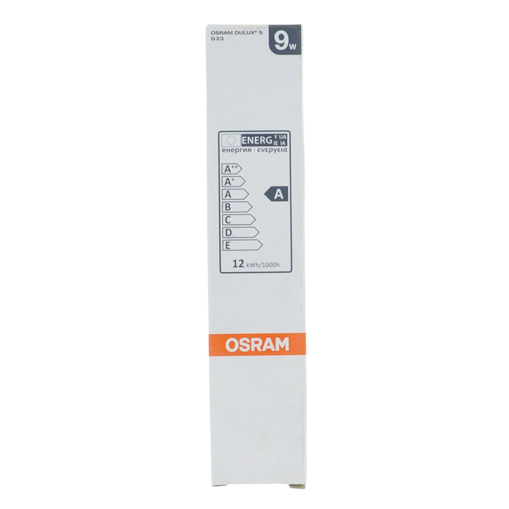 OSRAM DULUX S Compact Fluorescent Light Bulb G23 9W/827