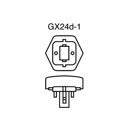 OSRAM Dulux T Plus Compact Fluorescent Light Bulb GX24d - 1 13W/840