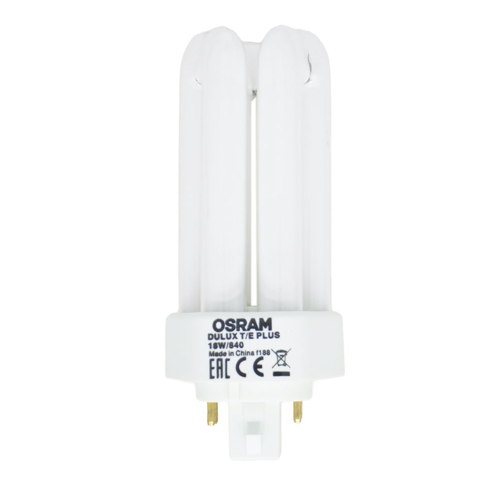 Osram Dulux T/E Plus Compact Fluorescent Light Bulb GX24q - 2 18W/840