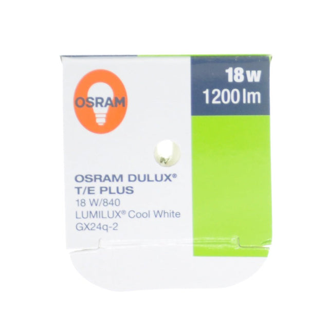 Osram Dulux T/E Plus Compact Fluorescent Light Bulb GX24q - 2 18W/840