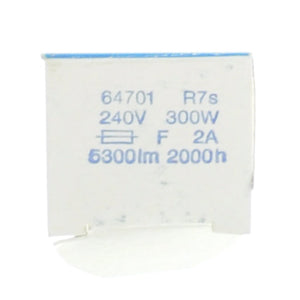 Osram Haloline Linear Halogen Light Bulb R7s 240V 300W 118mm 64701