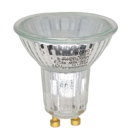 OSRAM Halopar 16 ALU MR20 Halogen Light Bulb GU10 240V 35W 35° 64821FL