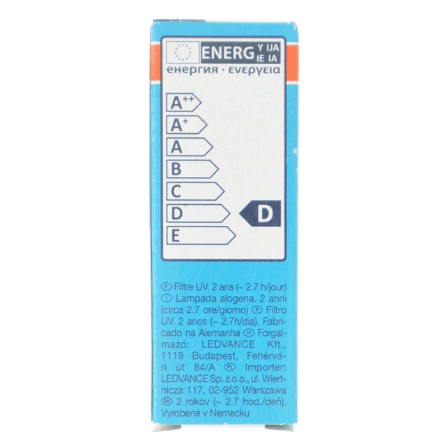 Osram Halopin Pro Bi - Pin Halogen Light Bulb G9 240V 60W Clear 66760