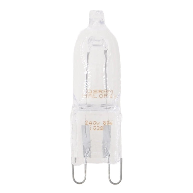 Osram Halopin Pro Bi - Pin Halogen Light Bulb G9 240V 60W Clear 66760