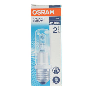 OSRAM JDD Halolux Ceram Halogen Light Bulb E27 240V 205W Clear 64404