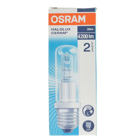 OSRAM JDD Halolux Ceram Halogen Light Bulb E27 240V 205W Clear 64404