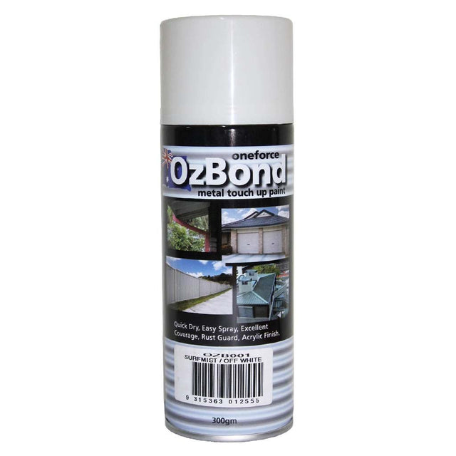 OzBond Surfmist/Off White Acrylic Spray Paint 300g OZB001