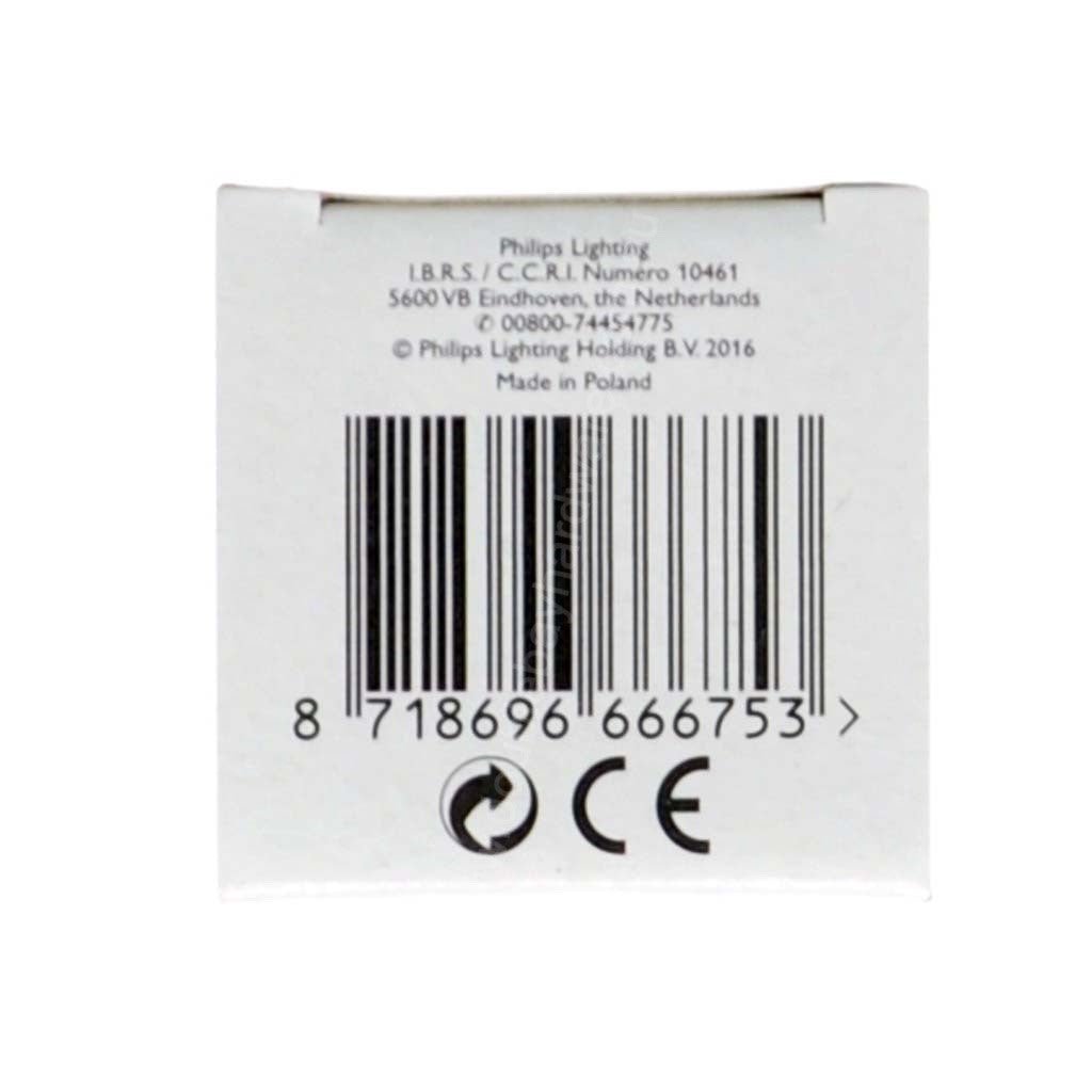 PHILIPS Aluminum Reflector Halogen Light Bulb BA15d 12V 20W 18° 6434