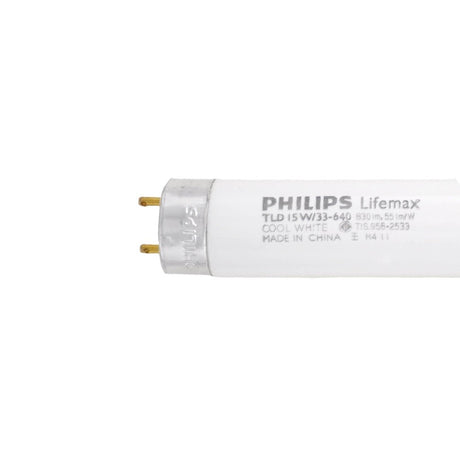 Philips Lifemax T8 Fluorescent Tube 15W/840 450mm TL - D 15W/33 - 640