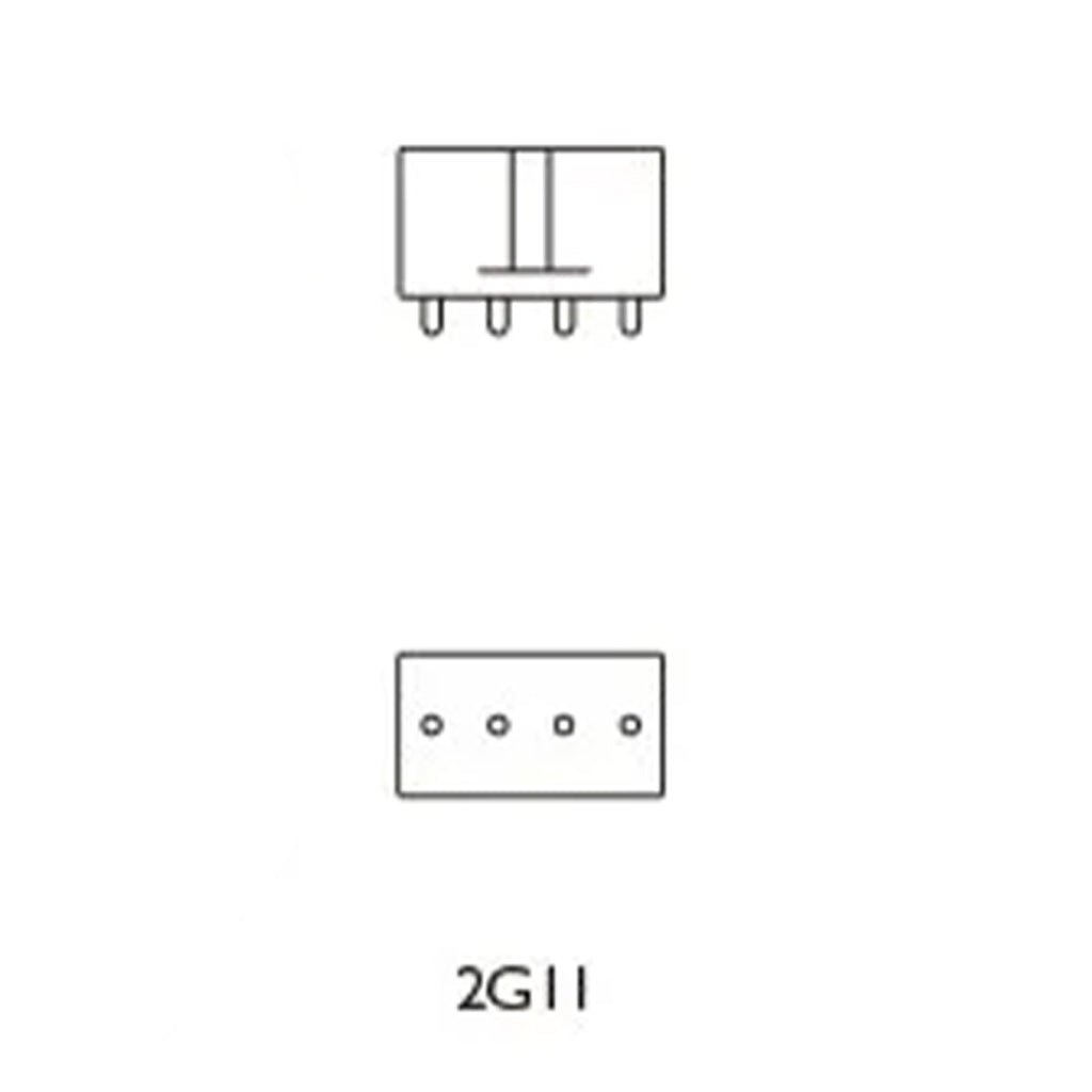 Philips Master PL - L 4Pins Compact Fluorescent Light Bulb 2G11 18W/840/4P