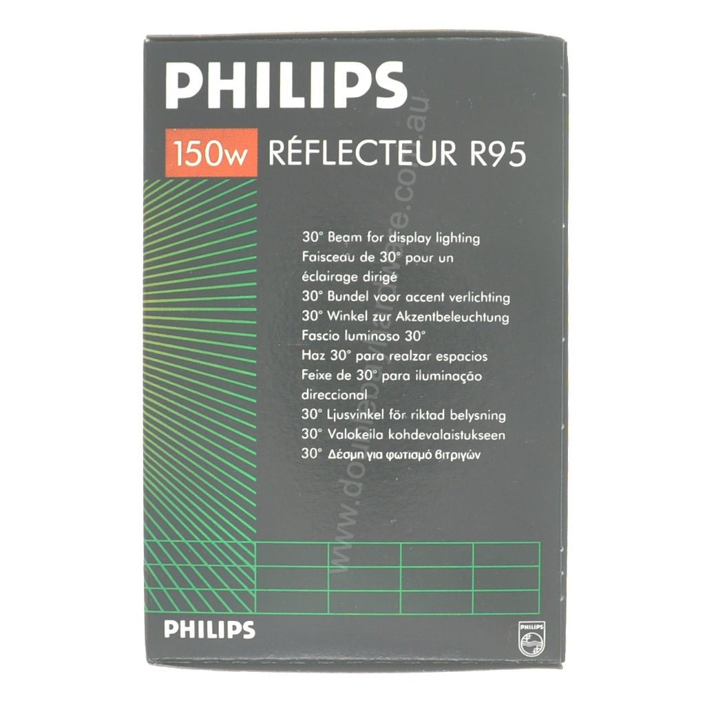 Philips R95 Incandescent Reflector Light Bulb E27 150W 240V 36094