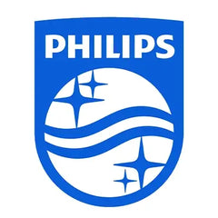Philips logo with blue and white design on a white background