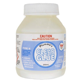 Plumma's Type N Clear Glue Solvent Cement 250ml A5593