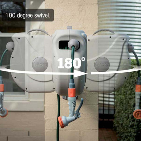 Pope Wall Mounted Auto Wind Hose Reel 20M 1010574
